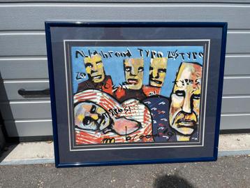 Herman Brood zeefdruk Typo zus Typo zo 1989 Nr 12/100 beschikbaar voor biedingen