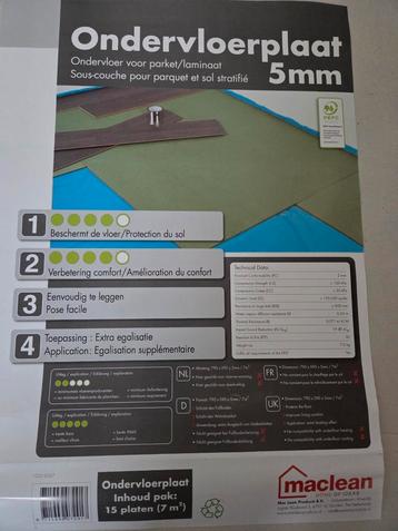 Ondervloerplaat - 6 stuks beschikbaar voor biedingen