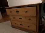 Gratis! Houten kast/commode met diepe lades - ophalen, Ophalen, Gebruikt, 100 tot 150 cm, Met lade(s)