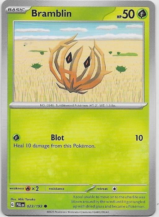 Paldea Evolved,  Bramblin [common] 23/193, Verzenden, Nieuw, Losse kaart