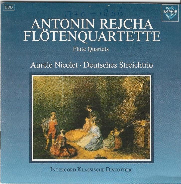 Antonin Reicha - Flötenquartette - Flute Quartets = 4,99, Cd's en Dvd's, Cd's | Klassiek, Zo goed als nieuw, Kamermuziek, Classicisme