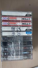 Cassettebandjes 120 minuten 10 stuks TDK en diversen, Gebruikt, 2 t/m 25 bandjes, Overige genres, Ophalen of Verzenden