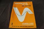 Honda CB125 CB160 1966 motorcycle parts list CB125 160 twins, Ophalen of Verzenden, Honda