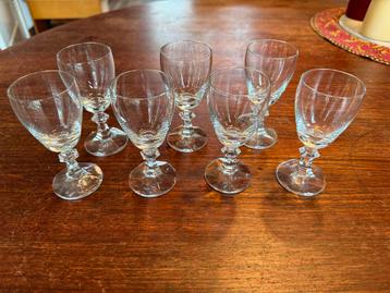 Jeneverglaasjes - set van 7 beschikbaar voor biedingen