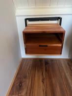 2 stuks Nachtkastjes – kastje Mango hout, Ophalen, Minder dan 45 cm, Nieuw, Minder dan 55 cm