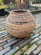 Van der Leeden mand bloempot, Ophalen of Verzenden, Zo goed als nieuw, Rond, Minder dan 30 cm