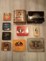 Lege sigarenblikken   10 stuks, Ophalen of Verzenden, Gebruikt, Tabaksdoos of Verpakking