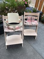 Stokke tripp trapp stoelen whitewash, Kinderen en Baby's, Kinderstoelen, Ophalen, Gebruikt, Meegroeistoel, Stoelverkleiner