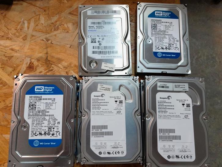 HDD Collectie: Seagate, WD, Samsung - Diverse Capaciteiten, Computers en Software, Harde schijven, Gebruikt, Desktop, Intern, HDD
