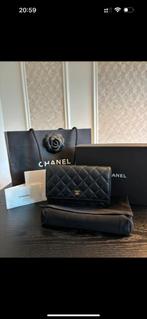 Chanel Wallet On a Chain (WOC), Sieraden, Tassen en Uiterlijk, Tassen | Damestassen, Ophalen, Zo goed als nieuw, Zwart, Avondtasje