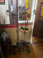 Ijzeren Kaarsenstandaard met Tafelblad, Antiek en Kunst, Antiek | Kandelaars, Ophalen, Overige materialen