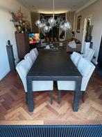 Eettafel 240x100cm mat-zwart eetkamertafel, Ophalen of Verzenden, Rechthoekig, 200 cm of meer, 50 tot 100 cm