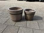 Bloempotset Farm Basket (set van 2), Ophalen, Rond, Zo goed als nieuw, Minder dan 25 cm