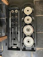 50kg gewichtset met barbel en dumbbells, Ophalen of Verzenden, Zo goed als nieuw, Dumbbell