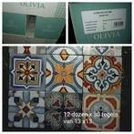 Diverse cement patchwork tegeltjes 13x13, Doe-het-zelf en Verbouw, Tegels, Ophalen, Overige materialen, Wandtegels, Nieuw