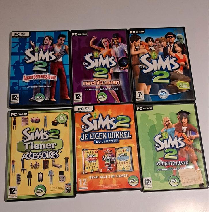 De Sims 2 Collectie - PC Games, Spelcomputers en Games, Games | Pc, Gebruikt, Simulatie, 1 speler, Vanaf 12 jaar, Online, Ophalen of Verzenden