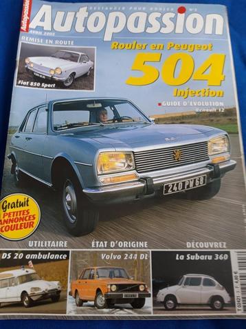 Autopassion april 2005 - 504, Subaru, R12, 244 DL, Fiat 850