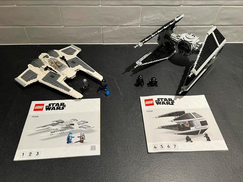 Lego 75348 - Star Wars: Mandalorian Fang Fighter vs TIE, Kinderen en Baby's, Speelgoed | Duplo en Lego, Zo goed als nieuw, Lego