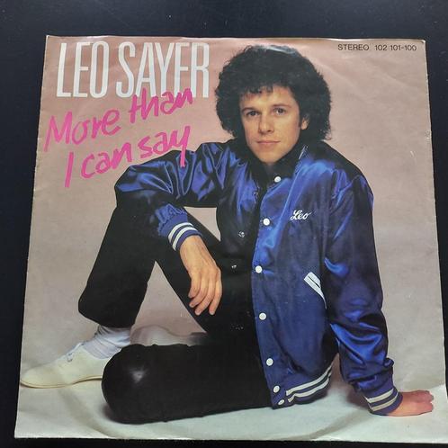 45 rpm Leo Sayer - More Than I Can Say (1980), Cd's en Dvd's, Vinyl Singles, Single, Pop, 7 inch, Ophalen of Verzenden