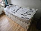 Hemnes bed wit, Ophalen, Overige materialen, Eenpersoons, Wit
