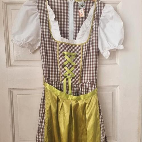 Nieuwe Dirndl maat 42 met short bruin / lime Oktoberfeest, Kleding | Dames, Carnavalskleding en Feestkleding, Nieuw, Kleding, Maat 42/44 (L)