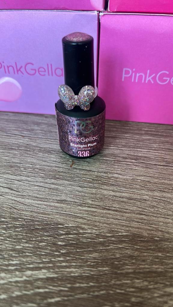 Pink Gellac Starlight Plum 336, Sieraden, Tassen en Uiterlijk, Uiterlijk | Cosmetica en Make-up, Zo goed als nieuw, Handen en Nagels