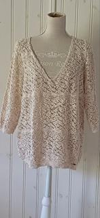 Beige open haak/gebreid truitje SO SOIRE    mt XL, So soire, Verzenden, Beige, Maat 46/48 (XL) of groter