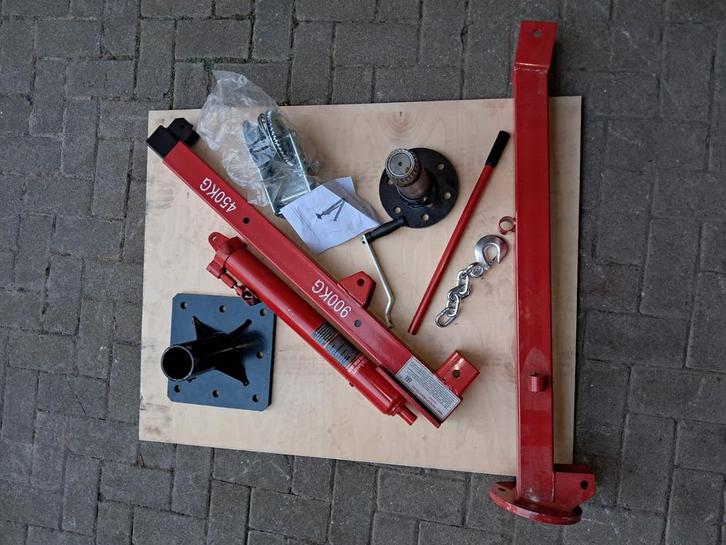 Aanhangerkraan / Laadkraan - NIEUW, Auto diversen, Aanhangwagen-onderdelen, Zo goed als nieuw, Ophalen