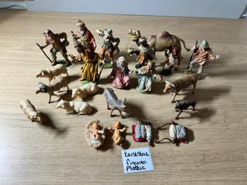 Vintage Kerststal Stukken beschikbaar voor biedingen