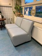 Grijze/blauwe 2 Eenpersoonsbankje - Stijlvol en Comfortabel, Huis en Inrichting, Ophalen, Kunststof, 150 tot 200 cm, Tweepersoons