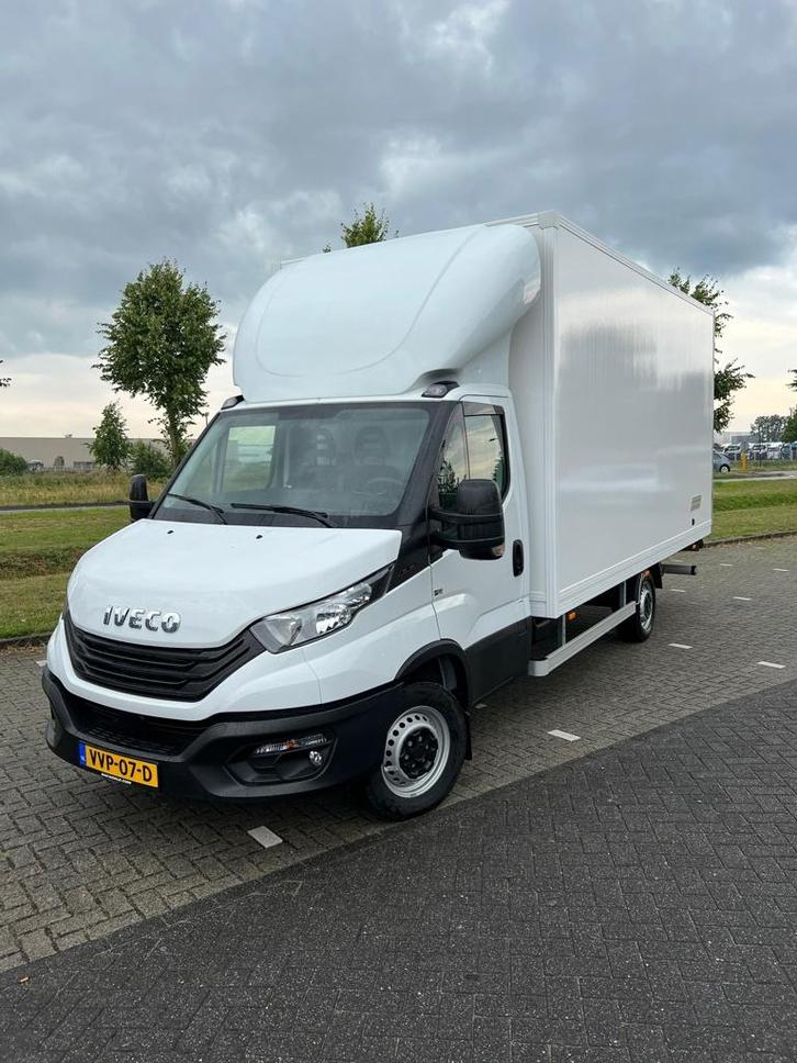 Iveco Daily 35S18H 3.0 410 - ISO BOX & LAADKLEP, Auto's, Bestelauto's, Bedrijf, Te koop, ABS, Airconditioning, Startonderbreker