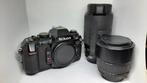 Vintage Nikon F-501 AF SLR Camera + Sigma / Vivitar Lenzen, Audio, Tv en Foto, Fotocamera's Analoog, Ophalen of Verzenden, Gebruikt