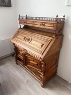Noten houten kast secretair,  Henry deux kast 1 , Henry deux, Antiek en Kunst, Antiek | Meubels | Kasten, Ophalen