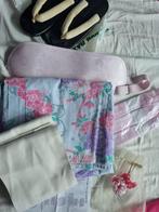 Japanse dames yukata 175 cm pastel roze, paars en groen, Ophalen of Verzenden, Gedragen