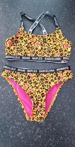 WE crop bikini geel roze zwart 170/176 *gratis verzending*, Ophalen of Verzenden, Gebruikt, Meisje, Sport- of Zwemkleding