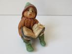 Annekabouke beeldje zittende kabouter met boek, Ophalen of Verzenden, Zo goed als nieuw, Overige typen