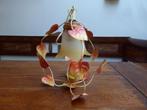 Vintage metalen Franse hanglamp, Antiek en Kunst, Ophalen of Verzenden