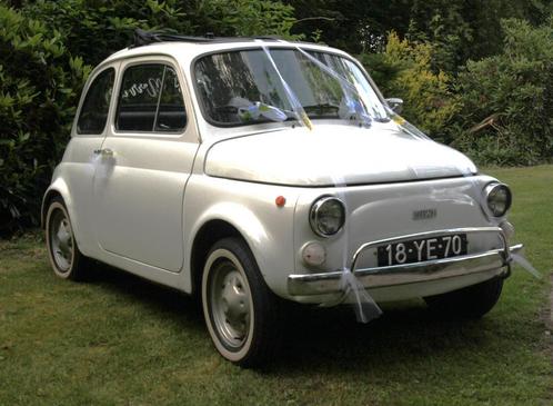 Klassieke FIAT 500R 73 cabrio  huur huren oldtimer trouwauto, Diensten en Vakmensen, Verhuur | Auto en Motor, Trouwauto