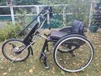 Quickie Helium rolstoel met Roam e-handbike, Diversen, Ophalen, Gebruikt, Duwrolstoel