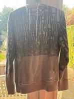 Grijze Hoodie met America Today Print - Maat s 80% katoen, Ophalen of Verzenden, Zo goed als nieuw, Grijs, Maat 46 (S) of kleiner