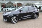 Ford Puma 1.0-125pk EcoBoost Hybrid ST-Line. April 2024 ! Sl, Auto's, Ford, Voorwielaandrijving, Stof, Zwart, Adaptive Cruise Control