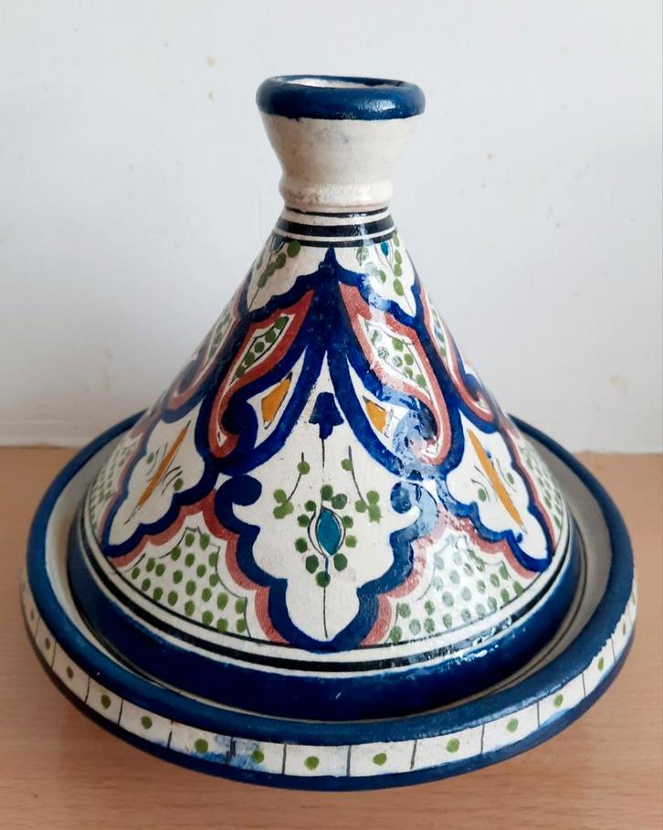 Nieuwe Marokkaanse Tajine - 20cm, Antiek en Kunst, Antiek | Keramiek en Aardewerk, Ophalen of Verzenden
