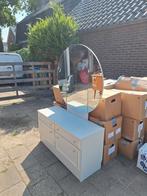 Retro kaptafel, Huis en Inrichting, Tafels | Kaptafels, Ophalen, Hout, 50 tot 100 cm, Minder dan 100 cm