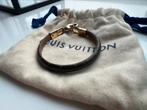 Crazy in lock charm bracelet Louis Vuitton maat 17, Leer, Ophalen of Verzenden, Bruin, Zo goed als nieuw
