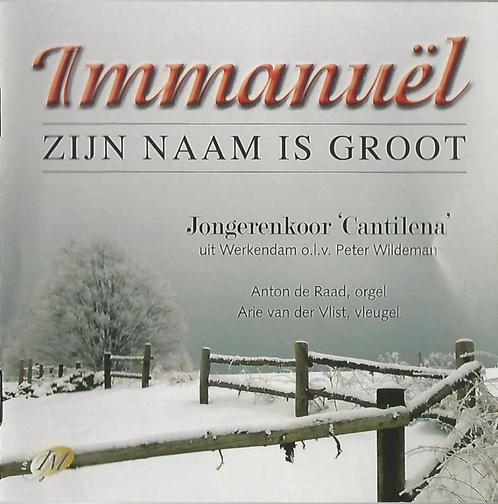 CD: Cantilena - Immanuël Zijn Naam is groot, Cd's en Dvd's, Cd's | Religie en Gospel, Zo goed als nieuw, Koren of Klassiek, Ophalen of Verzenden
