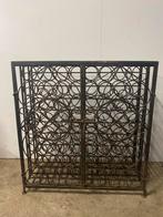 Antiek frans wijnrek, Ophalen, Gebruikt, 25 flessen of meer, Metaal