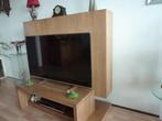 TV meubel met uitschuiflade"s, Minder dan 100 cm, 25 tot 50 cm, Eikenhout, Zo goed als nieuw