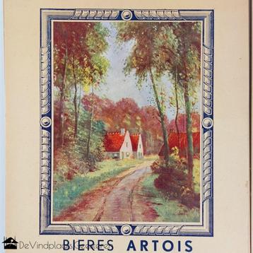 Art Deco reclameplaten - Bieres Artois - Spa Monopole beschikbaar voor biedingen