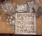 Kerstversiering zilver, Diversen, Kerst, Ophalen of Verzenden, Gebruikt