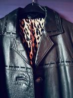 Lange echt leren jas 42/44 met uitneembare voering nu 99,99€, Zwart, Maat 42/44 (L), Ophalen of Verzenden, Zo goed als nieuw